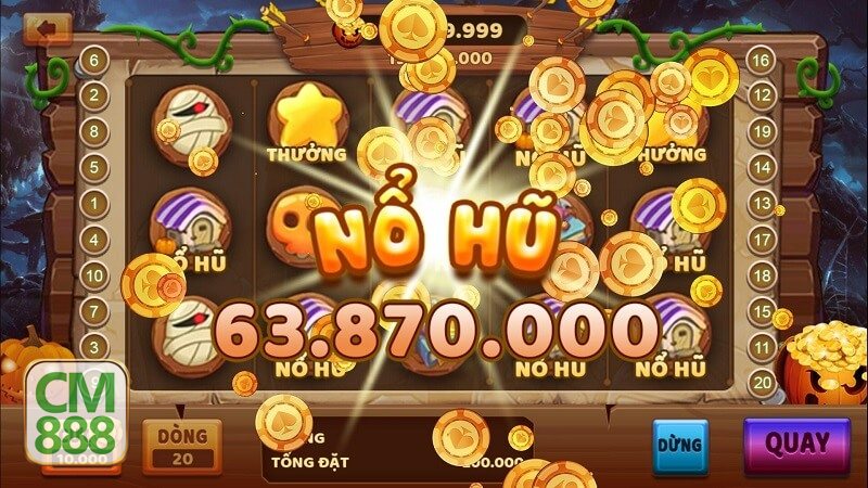 App Nổ Hũ CM888 - Tính năng đặc biệt và jackpot lũy tiến